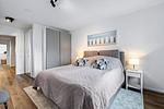 Schlafzimmer - Ferienwohnung Stranddüne Rosenhagen bei Travemünde - Top-Hundeurlaub