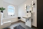 Badezimmer - Ferienwohnung Stranddüne Rosenhagen bei Travemünde - Top-Hundeurlaub
