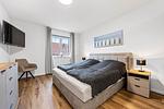 Schlafzimmer - Ferienwohnung Strandhafer Rosenhagen bei Travemünde - Top-Hundeurlaub