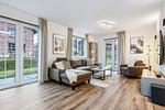 Wohnzimmer - Ferienwohnung Strandkorb Rosenhagen bei Travemünde - Top-Hundeurlaub