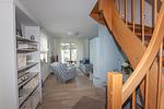 Blick in das moderne Wohnzimmer - Haus am Meer - Top-Hundeurlaub