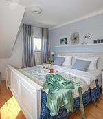 1. Schlafzimmer im 1. OG - Haus am Meer - Top-Hundeurlaub