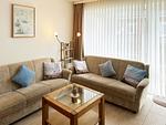 Wohnzimmer - Ferienwohnung "Gerding" - Top-Hundeurlaub