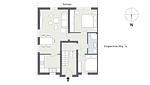 Grundriss - Whg. 1A - Top-Hundeurlaub