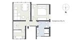 Grundriss - Whg. 5E - Top-Hundeurlaub
