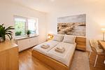 Schlafzimmer - Meeresleuchten - Top-Hundeurlaub