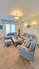 Wohnzimmer - Ferienhaus Küstenzeit – Ihr Refugium in Trassenheide - Top-Hundeurlaub