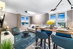 Wohnzimmer - Ferienwohnung Abtauchen St. Peter Ording - Top-Hundeurlaub
