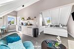 Wohnzimmer - Ferienwohnung Ausruhen St. Peter- Ording - Top-Hundeurlaub