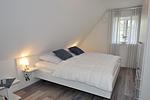 Schlafzimmer - Doppelhaushälfte Dorfhus - Top-Hundeurlaub
