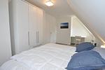 Schlafzimmer - Doppelhaushälfte Dorfhus - Top-Hundeurlaub