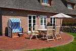 Terrasse - Doppelhaushälfte Dorfhus - Top-Hundeurlaub