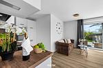 Wohnzimmer - Ferienwohnung Winningmay III Füsing - Top-Hundeurlaub