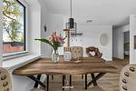 Wohnzimmer - Ferienwohnung Winningmay III Füsing - Top-Hundeurlaub