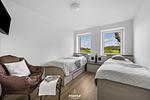 Schlafzimmer - Ferienwohnung Winningmay III Füsing - Top-Hundeurlaub