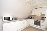 Küche / Küchenzeile - Appartement Dorfleben 1 - Top-Hundeurlaub