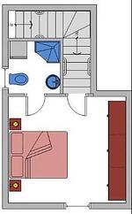 Grundriss - Appartement Dorfleben 2 - Top-Hundeurlaub