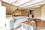 Wohnzimmer - Appartement Dorfleben 4 - Top-Hundeurlaub