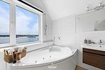 Badezimmer - Ferienwohnung Durchblick Olpenitz - Top-Hundeurlaub