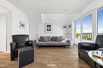 Wohnzimmer - Ferienwohnung Durchblick Olpenitz - Top-Hundeurlaub