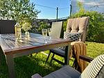 Terrasse - Ferienwohnung "Siberian Husky" - Top-Hundeurlaub