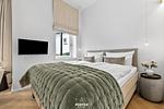 Schlafzimmer - Nordwind Suite Westerland auf Sylt - Top-Hundeurlaub