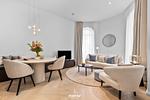 Wohnzimmer - Nordwind Suite Westerland auf Sylt - Top-Hundeurlaub