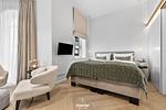 Schlafzimmer - Nordwind Suite Westerland auf Sylt - Top-Hundeurlaub