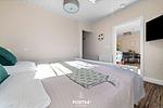 Schlafzimmer - Ferienwohnung Deck 3 Büsum - Top-Hundeurlaub
