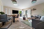 Wohnzimmer - Ferienwohnung Deck 3 Büsum - Top-Hundeurlaub