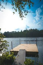 (31) Ferienhaus am See mit eingezäuntem Grundstück und Boot  - Top-Hundeurlaub