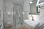 Badezimmer - Ferienhaus Dünenschätzchen - Top-Hundeurlaub
