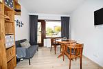 Wohnzimmer - Ferienhaus Dünenschätzchen - Top-Hundeurlaub