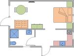 Grundriss - Ferienhaus Dünenschätzchen - Top-Hundeurlaub