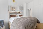 Schlafzimmer - Nordlicht Suite Westerland auf Sylt - Top-Hundeurlaub