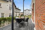 Terrasse - Nordlicht Suite Westerland auf Sylt - Top-Hundeurlaub