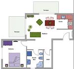 Grundriss - Appartement Maleens Knoll 2 - Top-Hundeurlaub