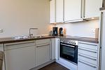 Küche / Küchenzeile - Appartement Maleens Knoll 3 - Top-Hundeurlaub