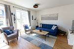 Wohnzimmer - Doppelhaushälfte Deicheck - Top-Hundeurlaub
