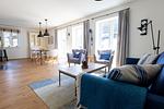 Wohnzimmer - Doppelhaushälfte Deicheck - Top-Hundeurlaub