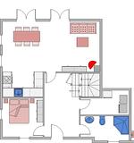 Grundriss - Doppelhaushälfte Albrecht Hus - Top-Hundeurlaub