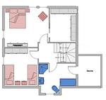 Grundriss - Doppelhaushälfte Albrecht Hus - Top-Hundeurlaub