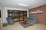 Wohnzimmer - Ferienhaus Dünenschatz - Top-Hundeurlaub