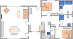 Grundriss - Ferienhaus Dünenschatz - Top-Hundeurlaub