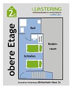 Grundriss - Birkenhain 2c - Lastering Ferienhäuser & Apartments - Top-Hundeurlaub