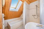 Badezimmer - Ferienwohnung Skorpion - Top-Hundeurlaub