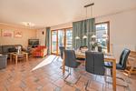 Wohnzimmer - Ferienwohnung Krebs - Top-Hundeurlaub