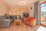 Wohnzimmer - Ferienwohnung Krebs - Top-Hundeurlaub