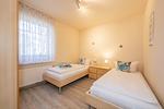Schlafzimmer - Ferienwohnung Krebs - Top-Hundeurlaub