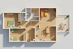 Grundriss - Ferienwohnung Krebs - Top-Hundeurlaub